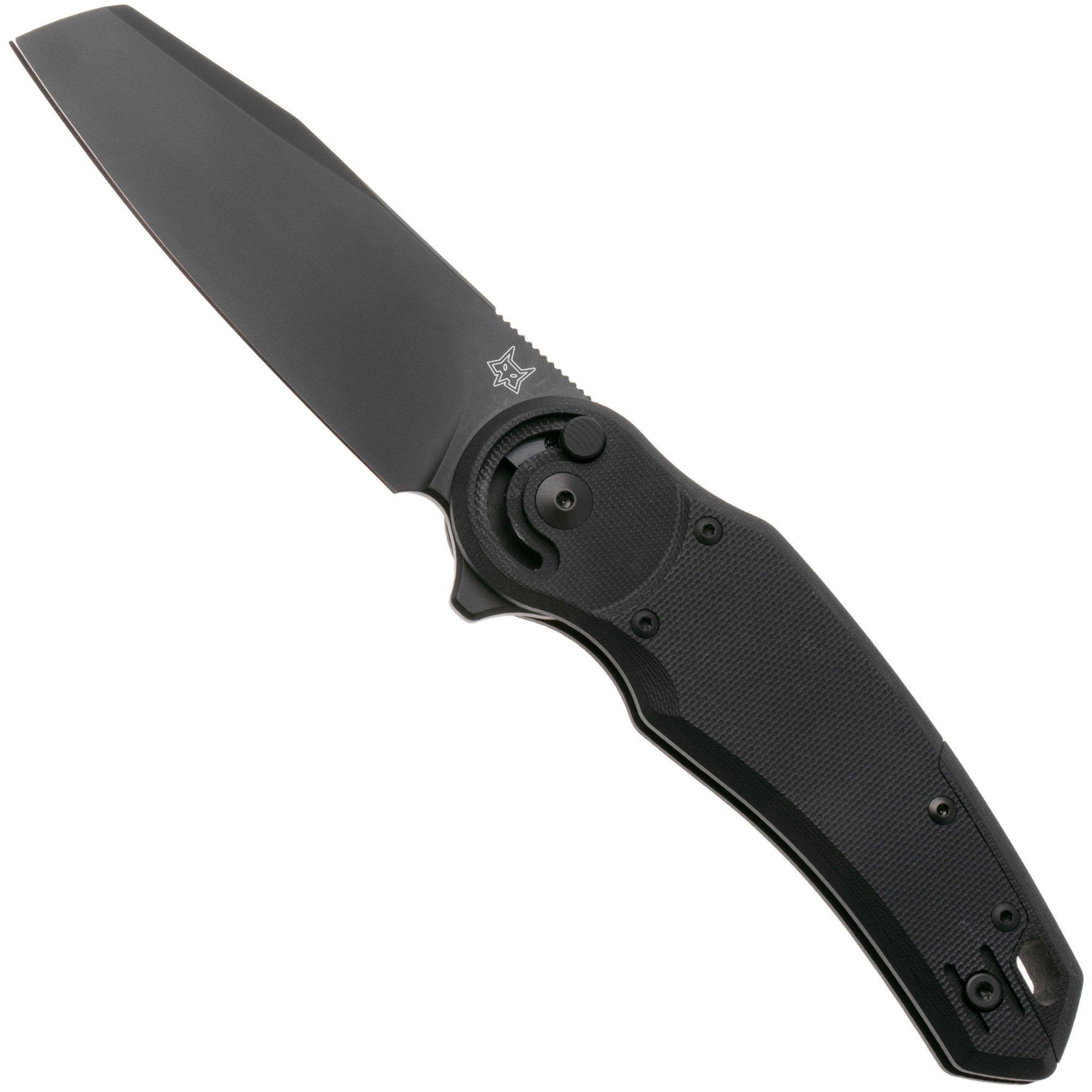 Fox Metamorphosis FX-556-G10B, PVD M390 Sheepsfoot, Black G10 zakmes