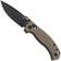 Afbeelding voor Fox Knives Anzu FX-560-ALBR CPM MagnaCut Black PVD, Aluminium Bronze zakmes, Les George design