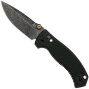 Fox Anzu FX-560 G10B Magnacut, Black G10, coltello da tasca, design di Les George