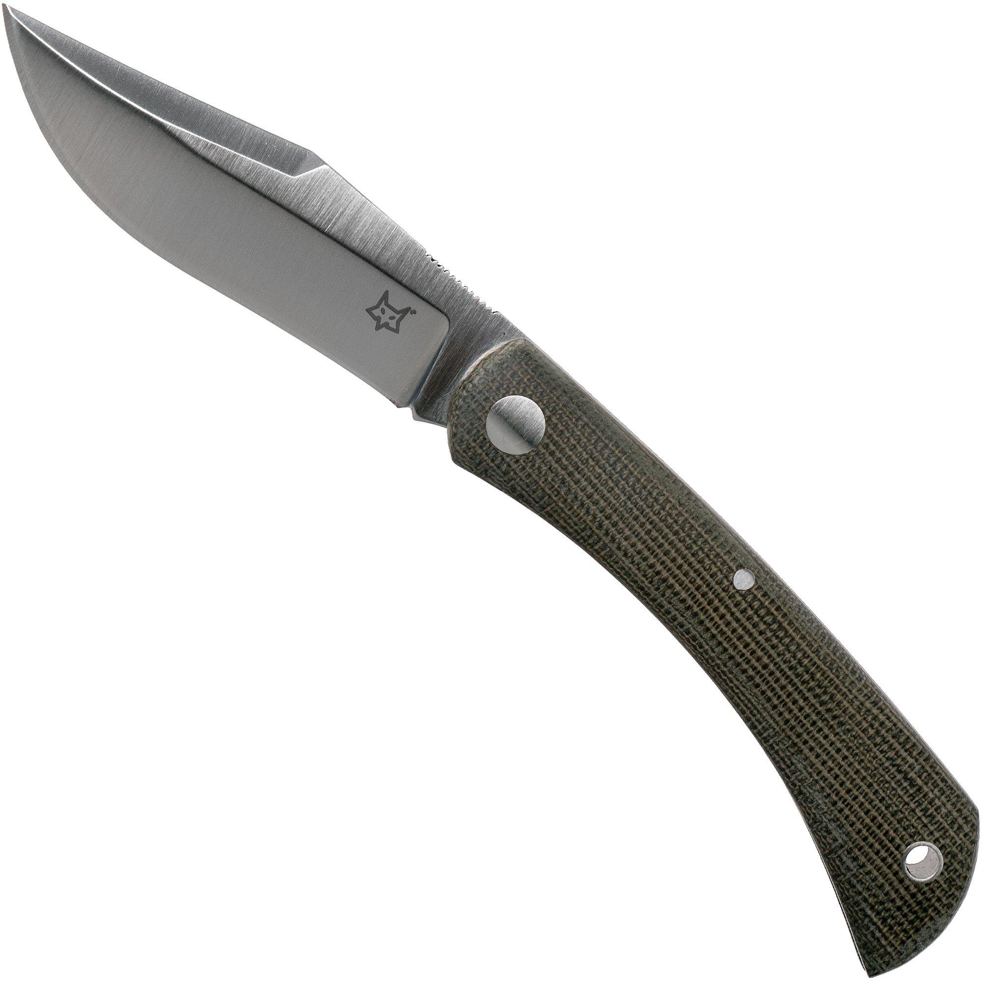 Scyzoryk Fox Knives Libar FX-582 Green Canvas Micarta
