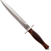 Fox Knives Fairbairn Sykes FX-593 Wallnut Handle, Hill Knives design