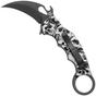 Afbeelding voor Fox FX-599 ALB-3 The End, Black Idroglider Böhler N690Co, Engraved Aluminum, karambitmes