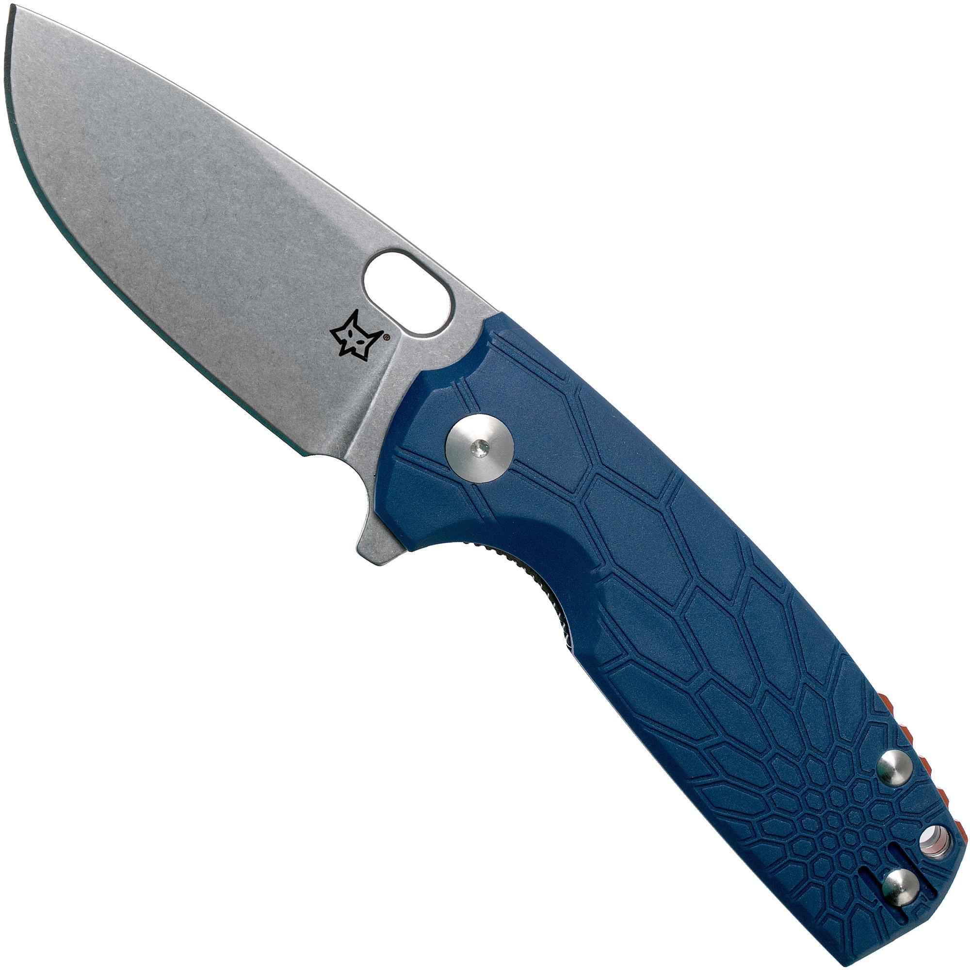 Nóż składany Fox Vox Core FX-604BL Blue Stonewashed, projekt Jesper Voxnaes