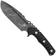 Image for Fox Knives Uro FX-623-BA, Acid Washed Niolox, Black G10 fixed knife, Wander Tactical design