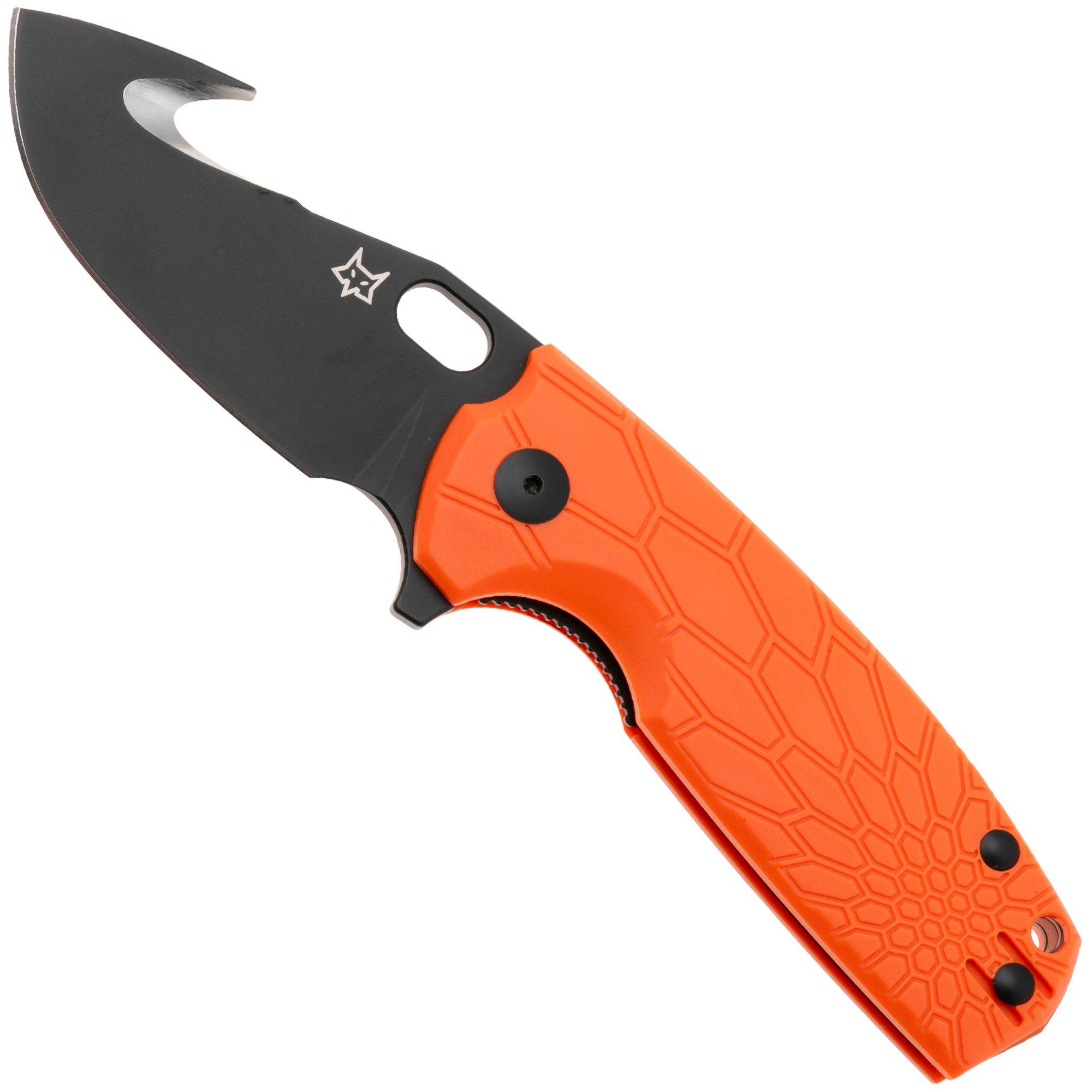 Fox Vox Core Hunter FX-624 OR, PVD Becut, Orange FRN, coltello da tasca, Jesper Voxnaes design