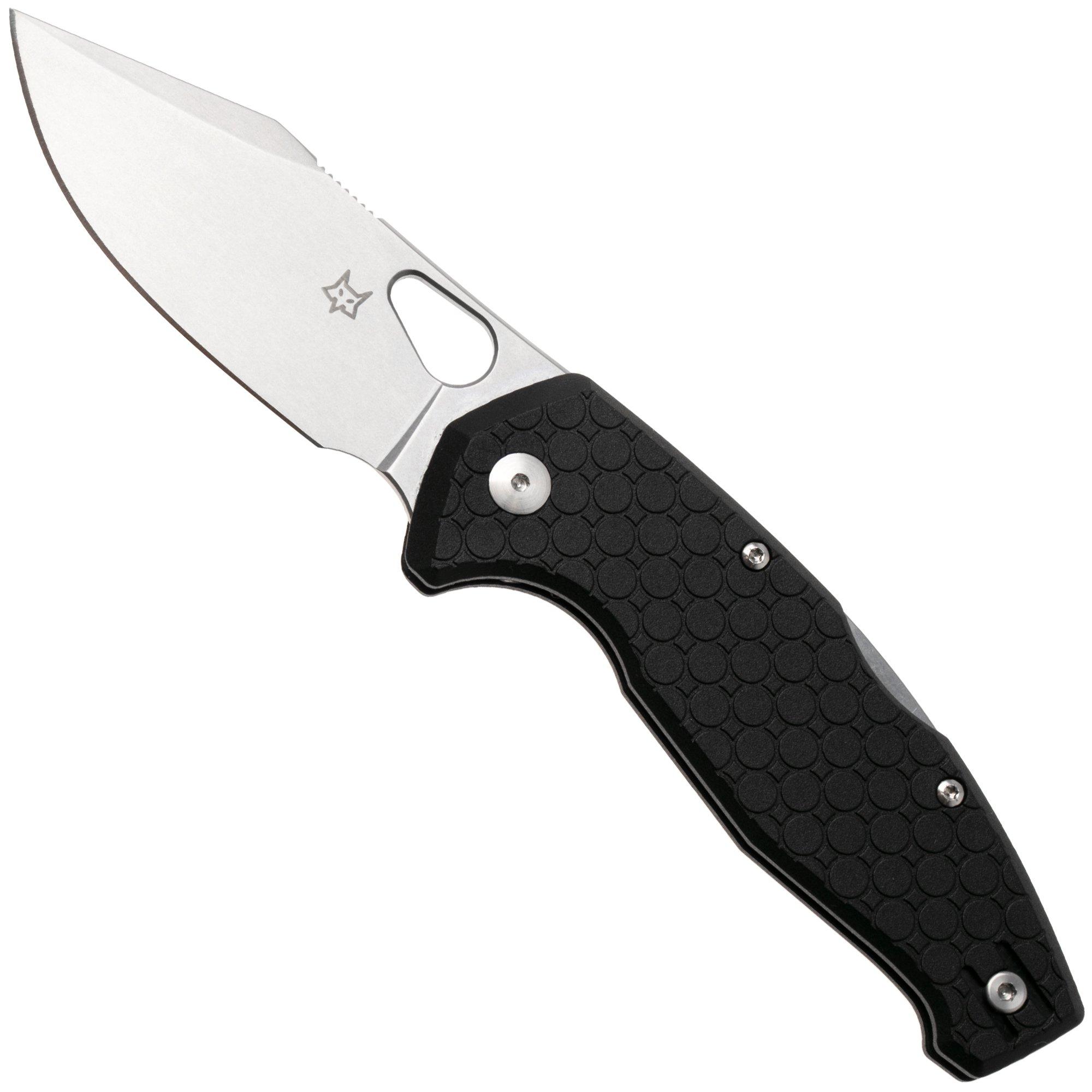 Fox Kita FX-625-BSW, Niolox Stonewashed, Black FRN zakmes, Jesper Voxnaes design