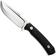 Afbeelding voor Fox FKMD Monteserra FX-628-G10B, Stonewashed Niolox, Black G10 vaststaand mes, GZ Tactical design