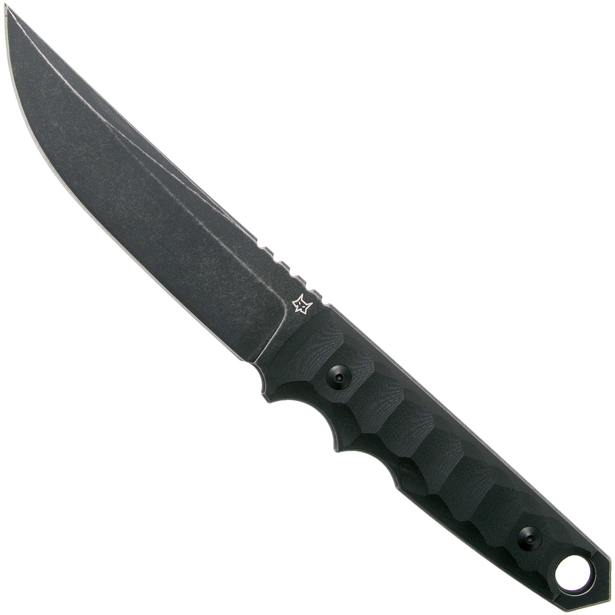 Nóż z głownią stałą Fox Knives Ryu FX-634 Black G10, projekt Black Roc Knives