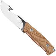 Fox Knives Rifle Ejector FX-663 OL, Olive Wood coltello fisso, Raven Knives design