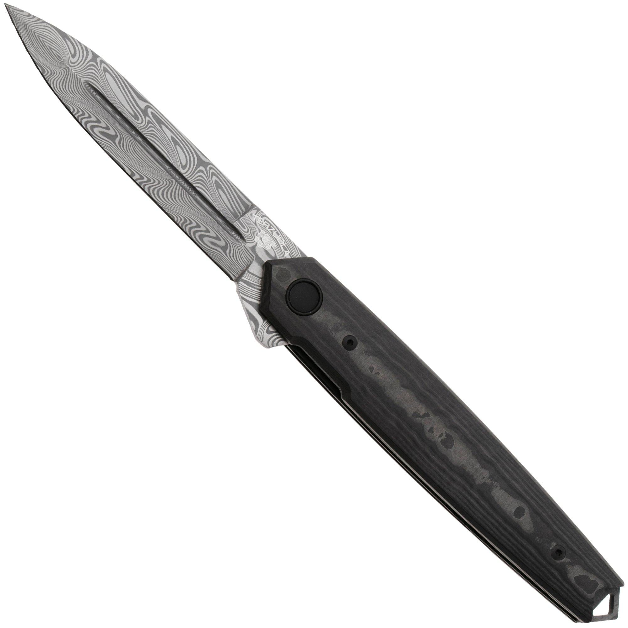 Fox Pacifico FX-ATC-OG02 DCF Thor Damasteel, Black Camo FatCarbon, zakmes, Terzuola design