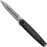 Afbeelding voor Fox Pacifico FX-ATC-OG02 DCF Thor Damasteel, Black Camo FatCarbon, zakmes, Terzuola design