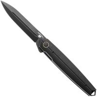 Afbeelding voor Fox Pacifico FX-ATC-OG02TIPVDSW, PVD Stonewashed CPM MagnaCut, Black PVD Stonewashed Titanium zakmes, Terzuola design