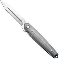 Afbeelding voor Fox Pacifico FX-ATC-OG02TI, Satin CPM MagnaCut, Grey Sandblasted Titanium zakmes, Terzuola design