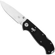 Fox Knives FX-RL01-G10 Satin N690Co, Black G10 coltello da tasca, Ron Lake design