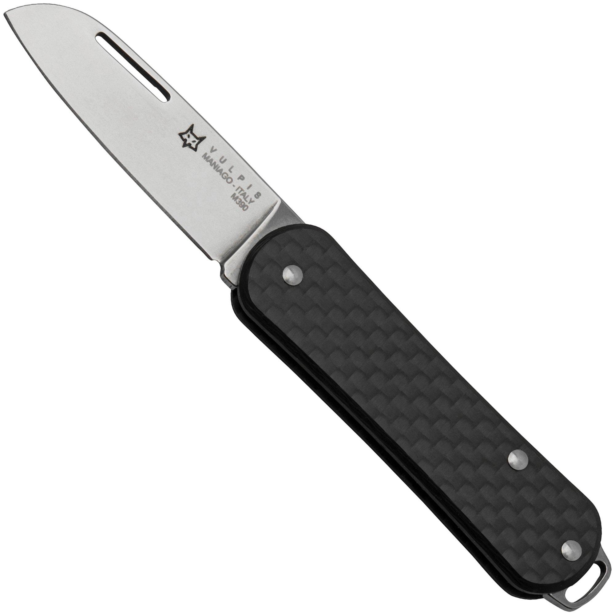 Fox Vulpis FX-VP108CF, M390, Carbon Fibre, zakmes