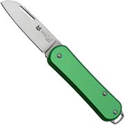Fox Vulpis FX-VP108OD, N690Co, Aluminium OD Green, coltello da tasca