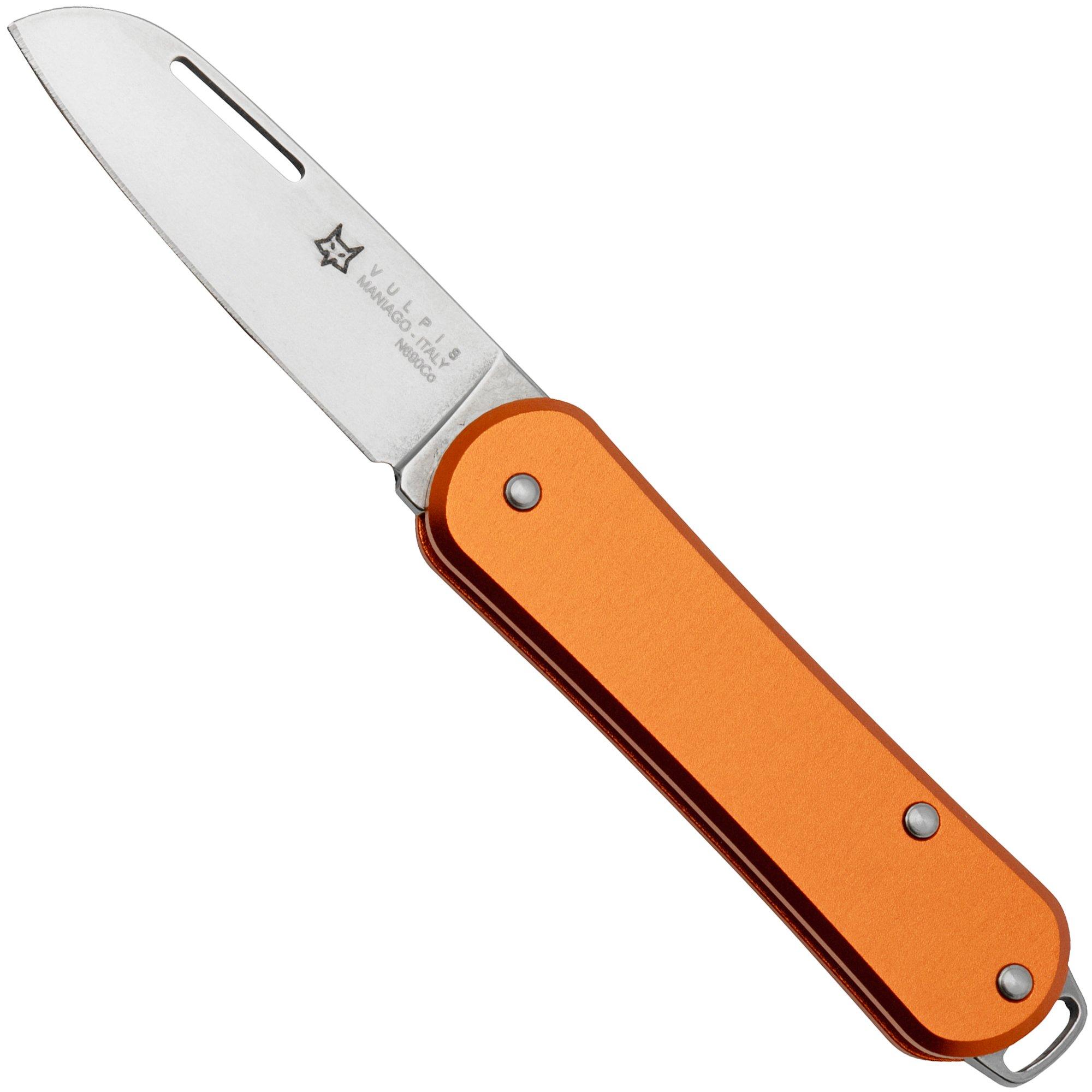Fox Vulpis FX-VP108OR, N690Co, Aluminium Orange, Taschenmesser
