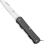 FOX Vulpis 3-Tools FX-VP130-3CF, M390, Black Carbon Fiber, Swiss pocket knife