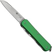 Szwajcarski scyzoryk Fox Vulpis 3-Tools FX-VP130-3OD, N690Co, Aluminium OD Green