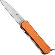 FOX Vulpis 4-Tools FX-VP130-F4OR, N690Co, Aluminium Orange, Swiss pocket knife