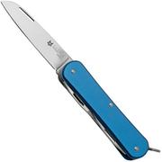 FOX Vulpis 4-Tools FX-VP130-F4SB, N690Co, Aluminium Sky Blue, Swiss pocket knife