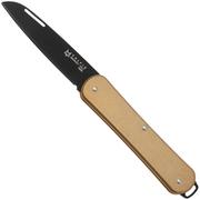 Fox Vulpis FX-VP130-OTB Black Idroglader M390, Brass, pocket knife