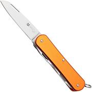 FOX Vulpis 4-Tools FX-VP130-SF5OR, N690co, Aluminium, Orange, Couteau suisse