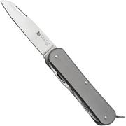 Fox Vulpis 5-Tools VP130-SF5TI, M390, Titanium Sandblasted, Swiss pocket knife