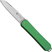 Nóż składany Fox Vulpis FX-VP130OD, N690Co, Aluminium OD Green