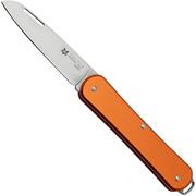 Nóż składany Fox Vulpis FX-VP130OR, N690Co, Aluminium Orange