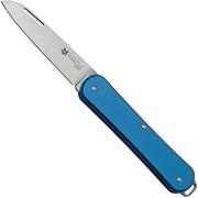 FOX Vulpis FX-VP130SB, N690Co, Aluminium Sky Blue, Taschenmesser