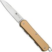 Fox Vulpis KA-VP130-3BR, 3 Tools, Aluminium Bronze, coltello da tasca, Knivesandtools Exclusive