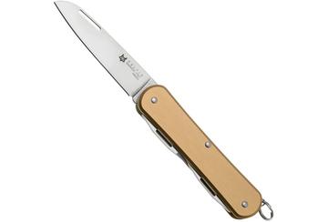 Fox Vulpis KA-VP130-3BR, 3 Tools, Aluminium Bronze, pocket knife, Knivesandtools Exclusive