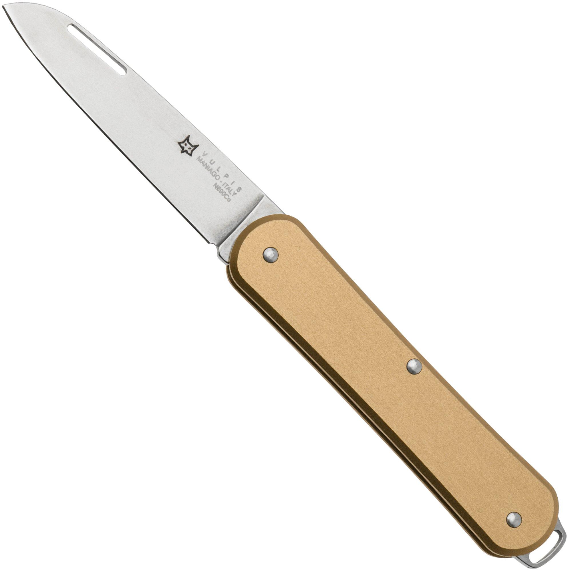 Nóż składany Fox Vulpis KA-VP130BR, 1 Tool, Aluminium Bronze, Knivesandtools Exclusive