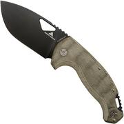  Fox El Capitan SK-02 PVD Summit Knife Co, Black PVD couteau de poche, Tommaso Rumici design