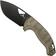 Image for Fox El Capitan SK-02 PVD Summit Knife Co, Black PVD pocket knife, Tommaso Rumici design