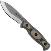 Fox Knives Ego TK-FX01, Black/Coyote G10 Fahrtenmesser, Alfredo Doricchi Design