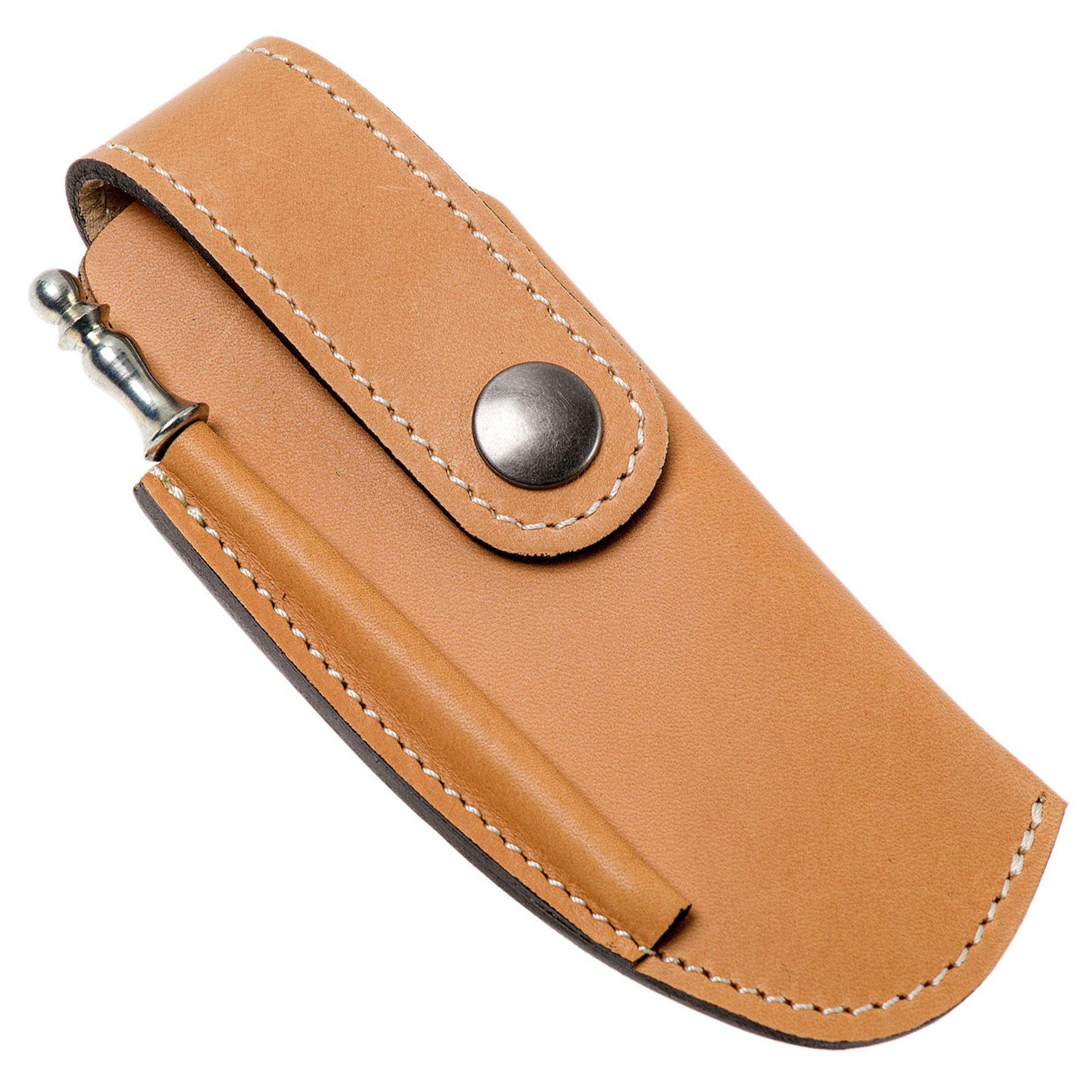 Fontenille Pataud Laguiole leather sheath brown, ET5BR