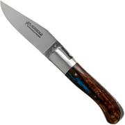 Fontenille Pataud Gentleman 10.5 cm L8HBF Blue Hybrid Ironwood coltello da tasca
