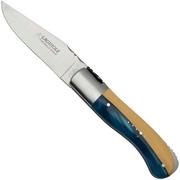 Fontenille Pataud Gentleman 10,5 cm L8HBU Blue Hybrid Boxwood pocket knife