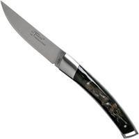 Image for Le Thiers Le Nature rough buffalo horn T7BB pocket knife by Fontenille Pataud