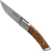 Le Thiers Gentleman stabilized beech T9HD pocket knife by Fontenille Pataud