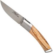 Le Thiers Gentleman Olive Wood T9O Taschenmesser by Fontenille Pataud