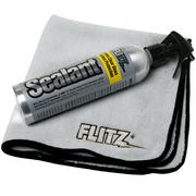 Flitz Sealant spray para cerámica repelente al agua y bayeta de microfibra, 236 ml
