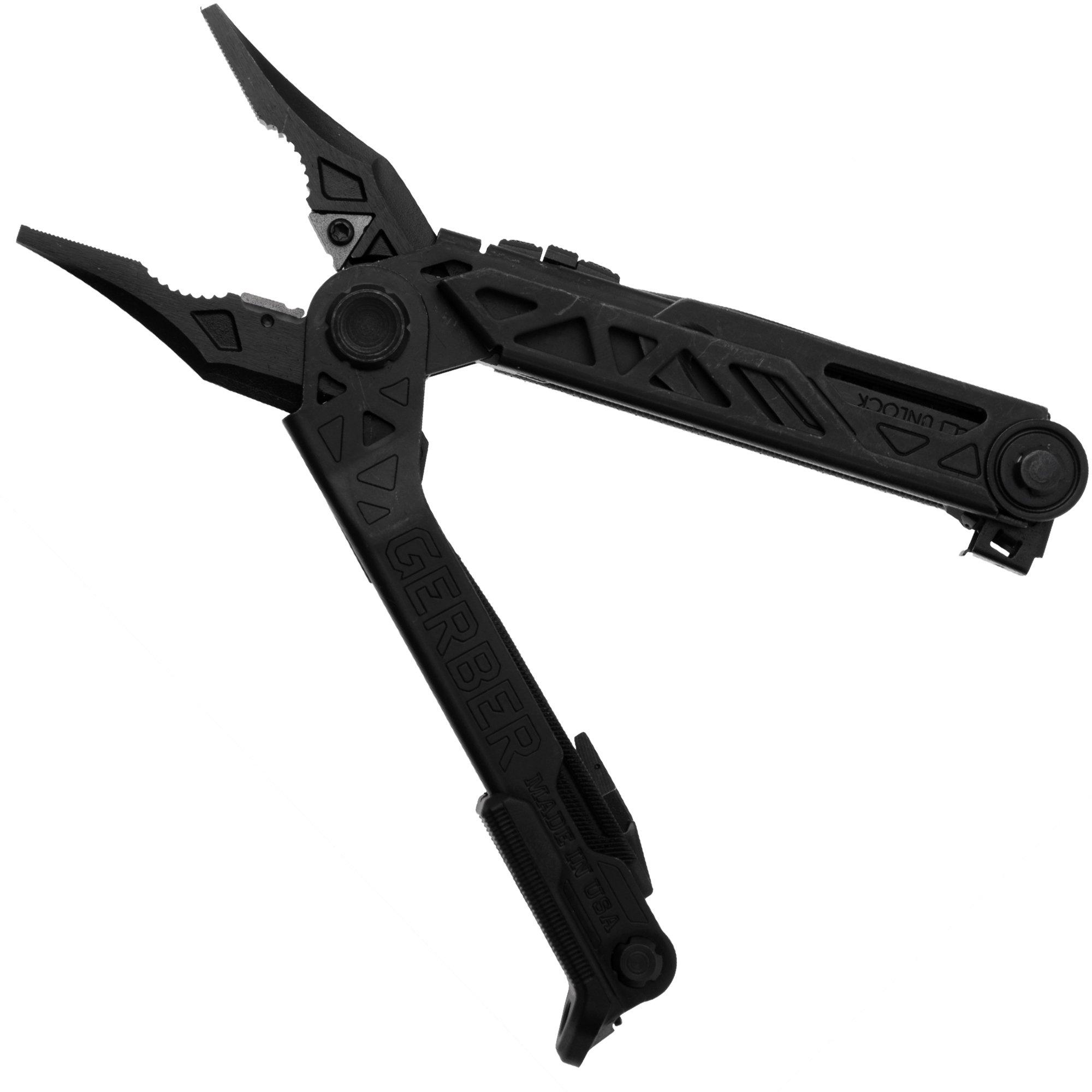 Gerber Center-Drive Rescue Black, Black Nylon MOLLE-Etui und Bit-Set 1061205 Multitool