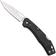 Image for Gerber LST 1074516, Stonewashed 440A, Black Nylon pocket knife