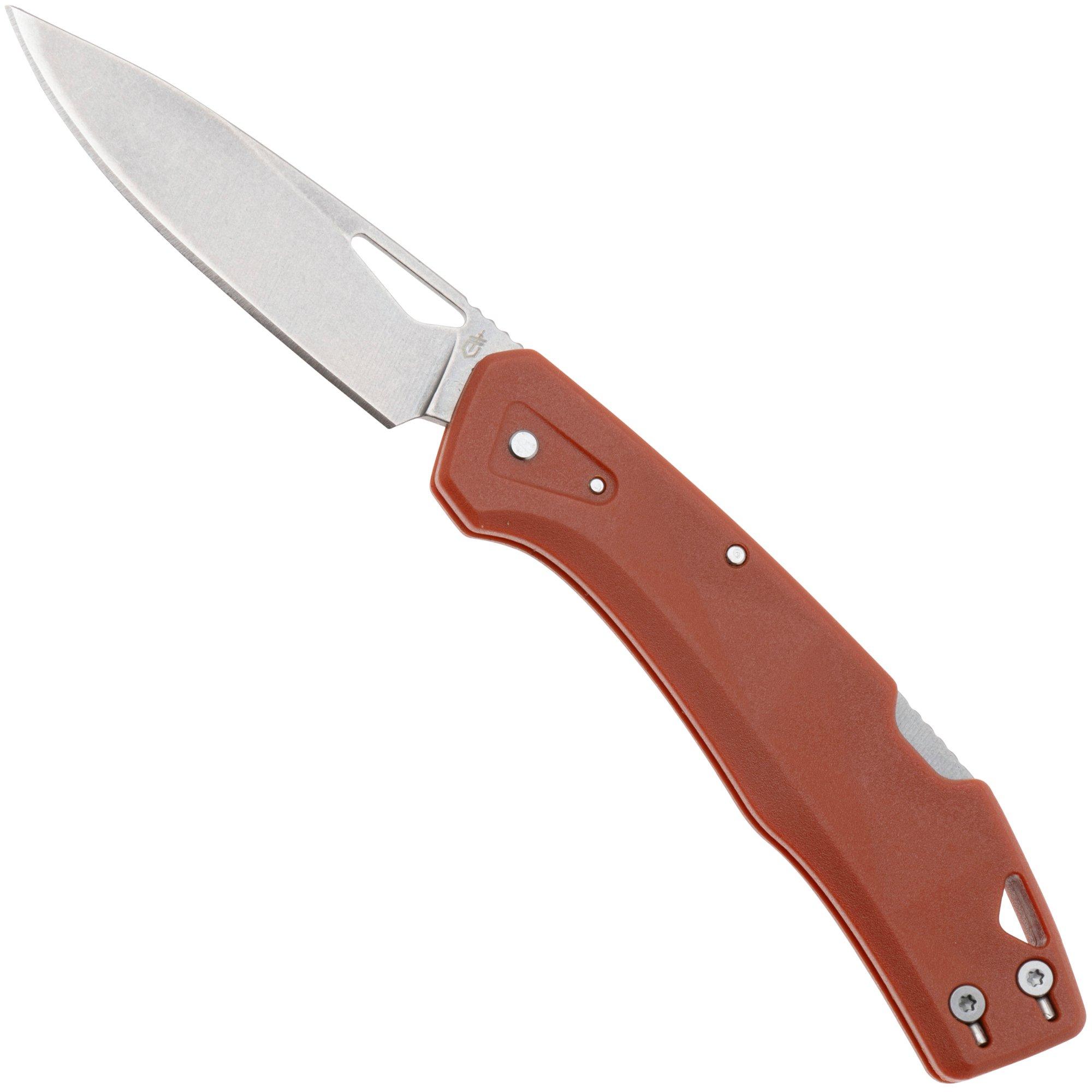 Gerber LST 1074522, Stonewashed 440A, Orange Nylon Taschenmesser