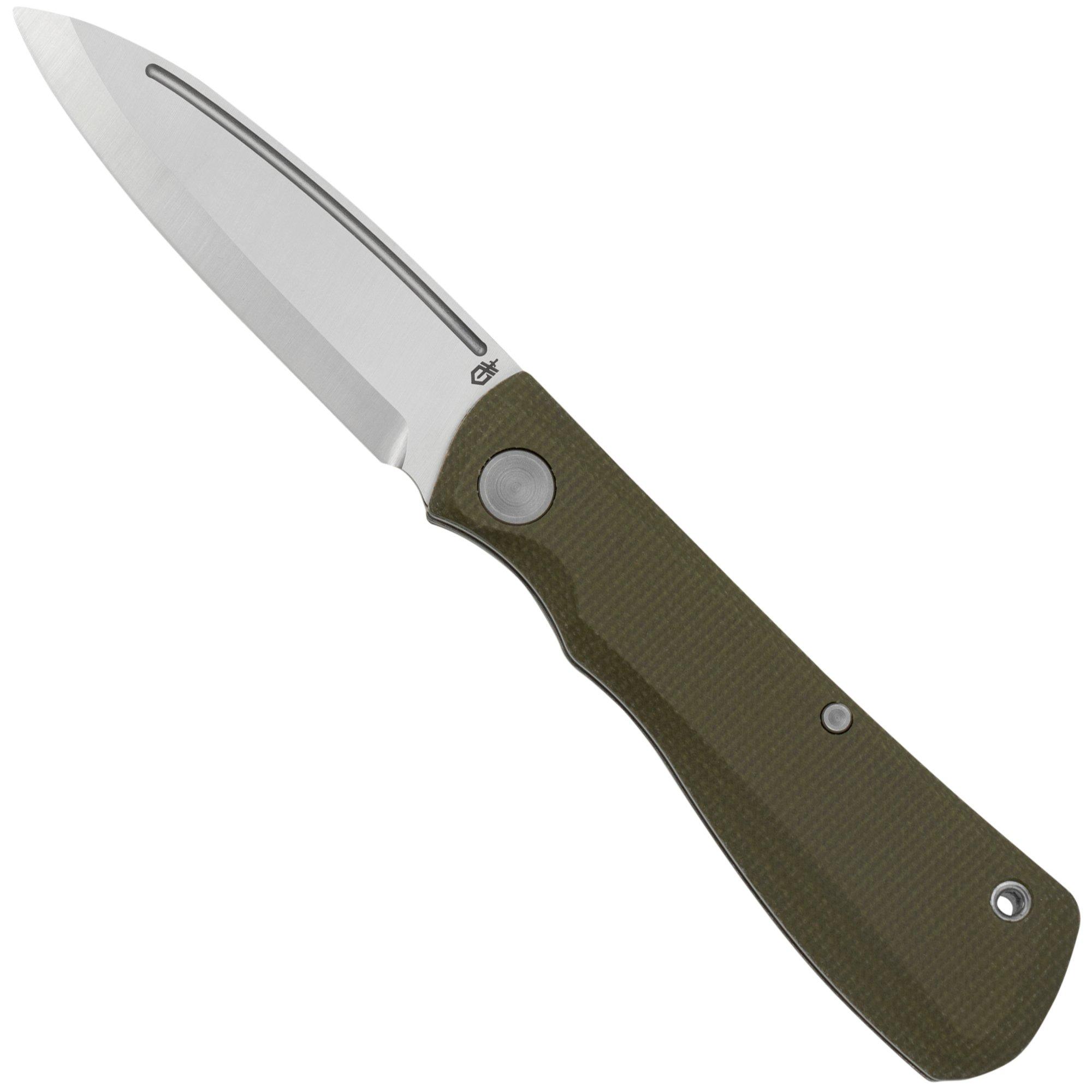 Gerber Mansfield, 1064425, olive micarta, Taschenmesser