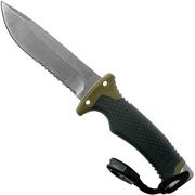 Gerber Ultimate Survival Fixed Blade 30-001830 Serrated Edge faca de sobrevivência