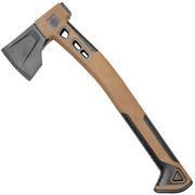 Gerber Bushcraft Hatchet, 31-003783, hacha de mano para bushcraft, marrón